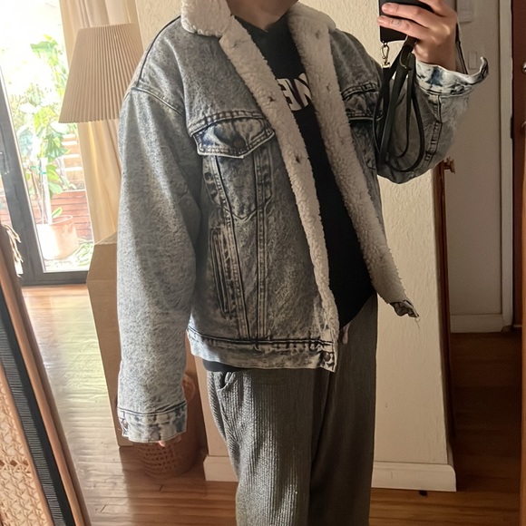 Vintage acid wash Levi’s jacket mens M - Picture 5 of 5